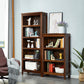 Contemporary Poplar Standard Bookshelf Closed Back Vertical Bookshelf for Bedroom Clearhalo 'Bookcases' 'furn' 'furn_bookcases' 'Furniture' 'furniture_bookcases' 'kitchen' 'kitchen_bookcases' 'Living Room Furniture' 'Office Furniture' 4750317
