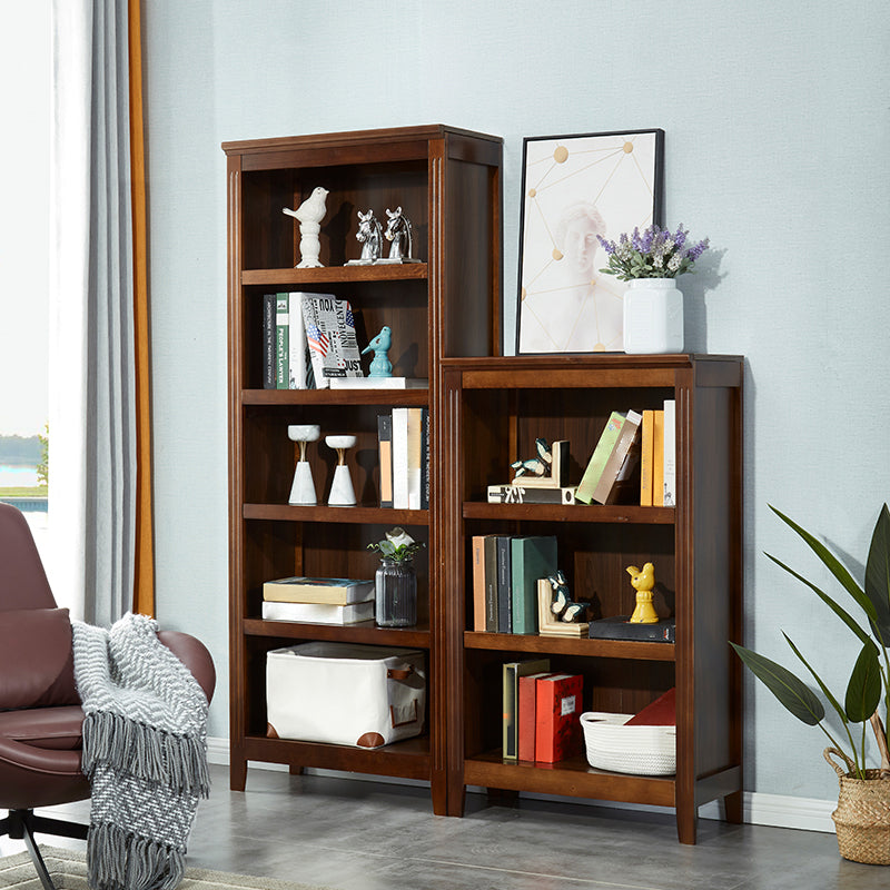 Contemporary Poplar Standard Bookshelf Closed Back Vertical Bookshelf for Bedroom Clearhalo 'Bookcases' 'furn' 'furn_bookcases' 'Furniture' 'furniture_bookcases' 'kitchen' 'kitchen_bookcases' 'Living Room Furniture' 'Office Furniture' 4750317