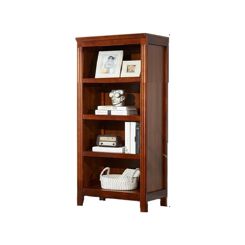 Contemporary Poplar Standard Bookshelf Closed Back Vertical Bookshelf for Bedroom 28.3"L x 11.4"W x 60.2"H Clearhalo 'Bookcases' 'furn' 'furn_bookcases' 'Furniture' 'furniture_bookcases' 'kitchen' 'kitchen_bookcases' 'Living Room Furniture' 'Office Furniture' 4750320