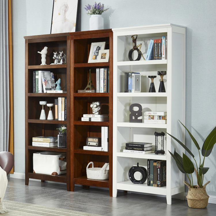 Contemporary Poplar Standard Bookshelf Closed Back Vertical Bookshelf for Bedroom Clearhalo 'Bookcases' 'furn' 'furn_bookcases' 'Furniture' 'furniture_bookcases' 'kitchen' 'kitchen_bookcases' 'Living Room Furniture' 'Office Furniture' 4750321