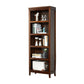 Contemporary Poplar Standard Bookshelf Closed Back Vertical Bookshelf for Bedroom 23.6"L x 12.2"W x 72"H Clearhalo 'Bookcases' 'furn' 'furn_bookcases' 'Furniture' 'furniture_bookcases' 'kitchen' 'kitchen_bookcases' 'Living Room Furniture' 'Office Furniture' 4750322