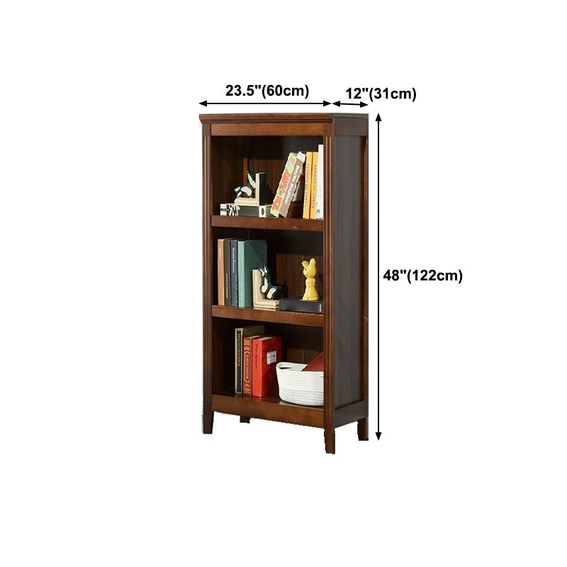 Contemporary Poplar Standard Bookshelf Closed Back Vertical Bookshelf for Bedroom Clearhalo 'Bookcases' 'furn' 'furn_bookcases' 'Furniture' 'furniture_bookcases' 'kitchen' 'kitchen_bookcases' 'Living Room Furniture' 'Office Furniture' 4750329