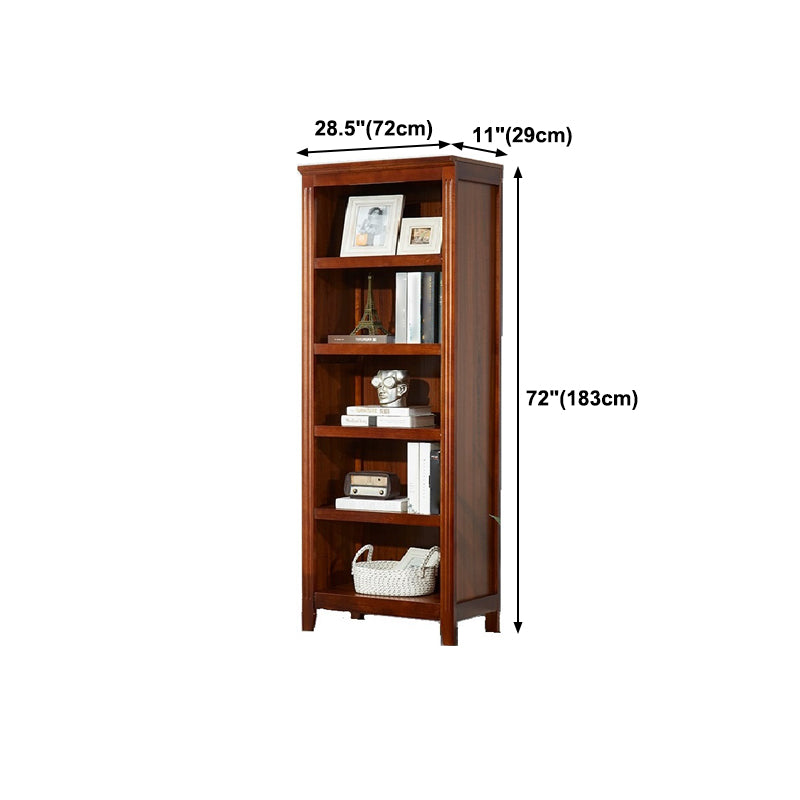 Contemporary Poplar Standard Bookshelf Closed Back Vertical Bookshelf for Bedroom Clearhalo 'Bookcases' 'furn' 'furn_bookcases' 'Furniture' 'furniture_bookcases' 'kitchen' 'kitchen_bookcases' 'Living Room Furniture' 'Office Furniture' 4750335