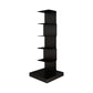 Contemporary Style Bookcase Invisible Bookshelf for Office Home Study Room 13.8"L x 13.8"W x 35.4"H Black Clearhalo 'Bookcases' 'furn' 'furn_bookcases' 'Furniture' 'furniture_bookcases' 'kitchen' 'kitchen_bookcases' 'Living Room Furniture' 'Office Furniture' 4750360