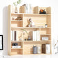 Natural Pine Wood Standard Bookshelf Modern Closed Back Bookshelf Clearhalo 'Bookcases' 'furn' 'furn_bookcases' 'Furniture' 'furniture_bookcases' 'kitchen' 'kitchen_bookcases' 'Living Room Furniture' 'Office Furniture' 4750393