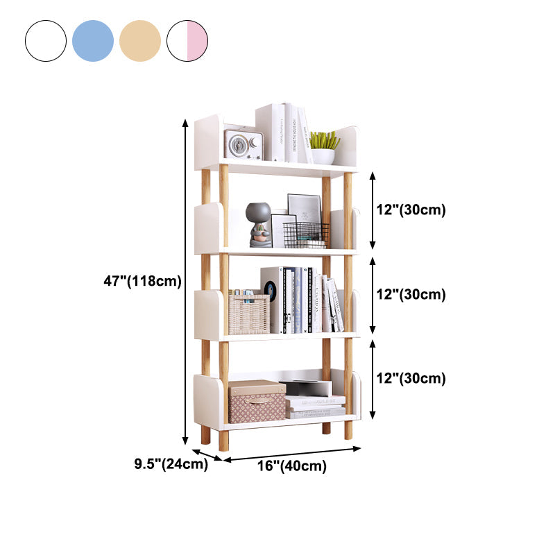 Manufactured Wood Etagere Bookshelf Modern Vertical Open Bookshelf Clearhalo 'Bookcases' 'furn' 'furn_bookcases' 'Furniture' 'furniture_bookcases' 'kitchen' 'kitchen_bookcases' 'Living Room Furniture' 'Office Furniture' 4750535