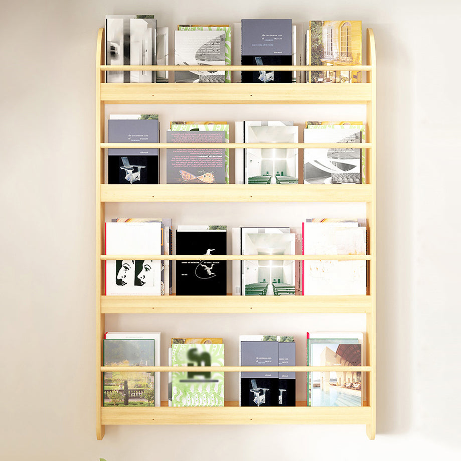 Contemporary Wall Unit Bookshelf Solid and Manufactured Wood Bookshelf Clearhalo 'Bookcases' 'furn' 'furn_bookcases' 'Furniture' 'furniture_bookcases' 'kitchen' 'kitchen_bookcases' 'Living Room Furniture' 'Office Furniture' 4750553