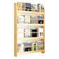 Contemporary Wall Unit Bookshelf Solid and Manufactured Wood Bookshelf 31.5"L x 4.5"W x 46.5"H Natural Clearhalo 'Bookcases' 'furn' 'furn_bookcases' 'Furniture' 'furniture_bookcases' 'kitchen' 'kitchen_bookcases' 'Living Room Furniture' 'Office Furniture' 4750555