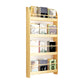 Contemporary Wall Unit Bookshelf Solid and Manufactured Wood Bookshelf 23.6"L x 4.5"W x 46.5"H Natural Clearhalo 'Bookcases' 'furn' 'furn_bookcases' 'Furniture' 'furniture_bookcases' 'kitchen' 'kitchen_bookcases' 'Living Room Furniture' 'Office Furniture' 4750572
