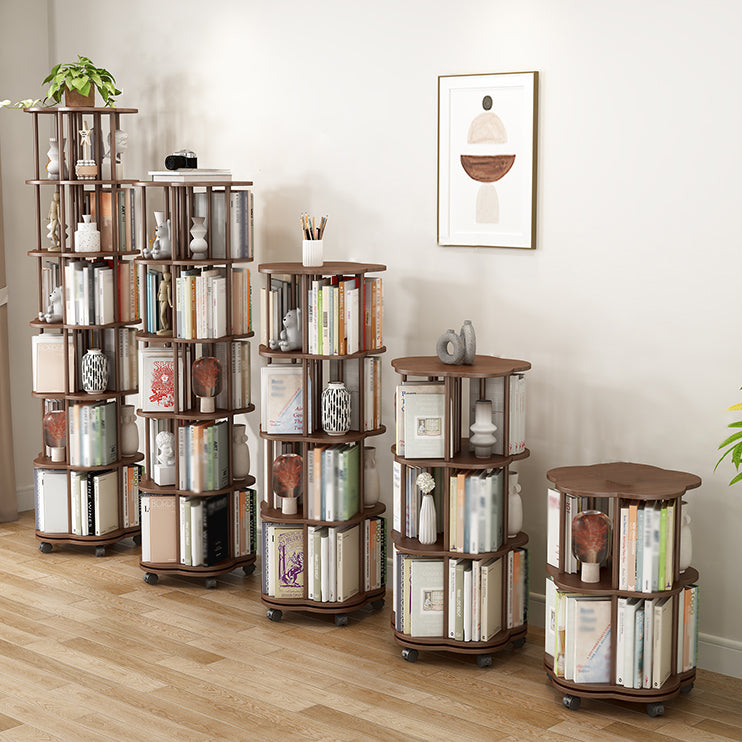 Solid Wood Bookshelf Contemporary Style Open Back Bookcase for Home Office Study Room Clearhalo 'Bookcases' 'Furniture' 'furniture_bookcases' 'kitchen' 'kitchen_bookcases' 'Living Room Furniture' 'Office Furniture' 4750580