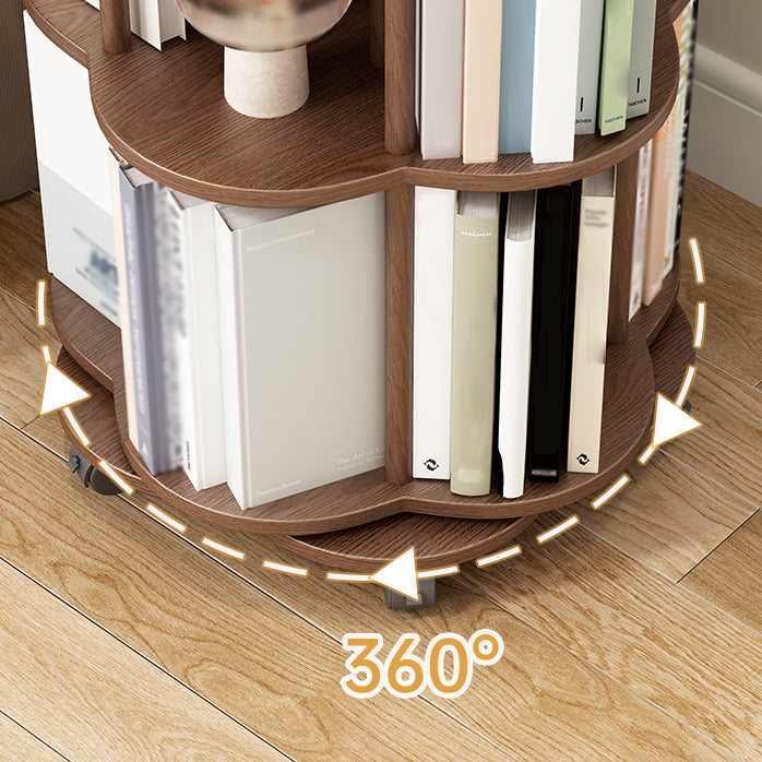 Solid Wood Bookshelf Contemporary Style Open Back Bookcase for Home Office Study Room Clearhalo 'Bookcases' 'Furniture' 'furniture_bookcases' 'kitchen' 'kitchen_bookcases' 'Living Room Furniture' 'Office Furniture' 4750591