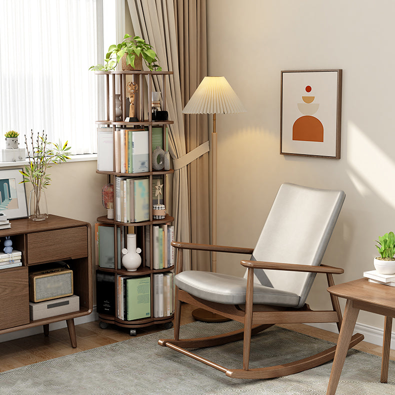 Solid Wood Bookshelf Contemporary Style Open Back Bookcase for Home Office Study Room Clearhalo 'Bookcases' 'Furniture' 'furniture_bookcases' 'kitchen' 'kitchen_bookcases' 'Living Room Furniture' 'Office Furniture' 4750595