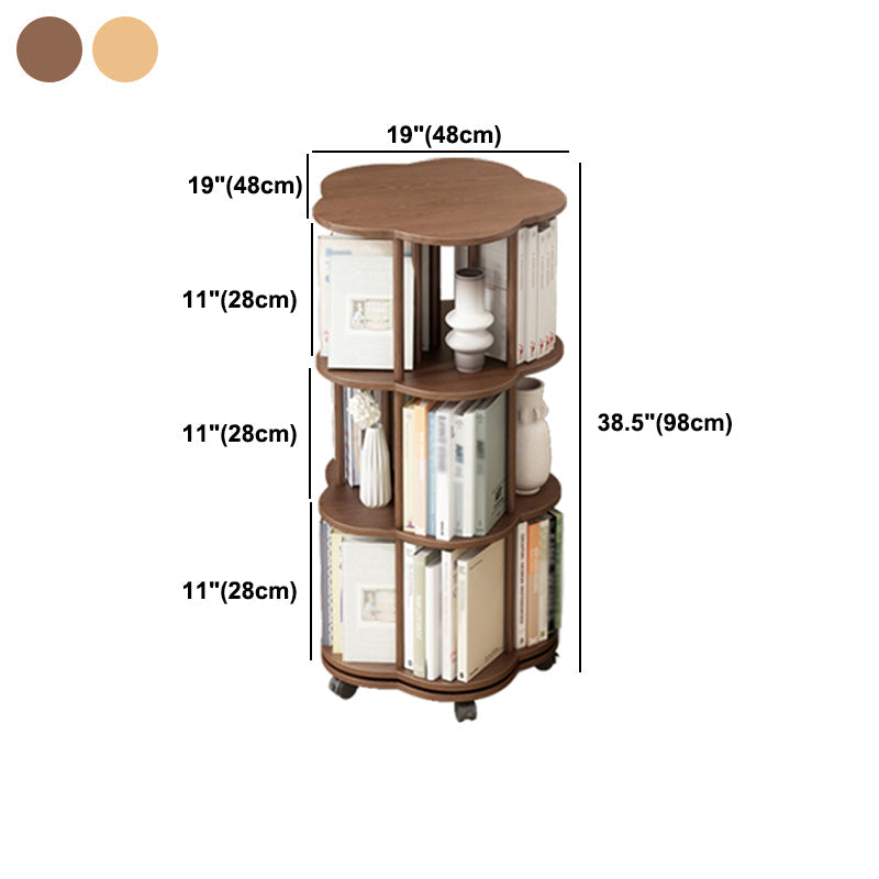 Solid Wood Bookshelf Contemporary Style Open Back Bookcase for Home Office Study Room Clearhalo 'Bookcases' 'Furniture' 'furniture_bookcases' 'kitchen' 'kitchen_bookcases' 'Living Room Furniture' 'Office Furniture' 4750601