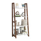 Scandinavian Style Bookshelf Open Back Bookcase for Study Room and Office 19.7"L x 11.8"W x 43.3"H Brown Clearhalo 'Bookcases' 'furn' 'furn_bookcases' 'Furniture' 'furniture_bookcases' 'kitchen' 'kitchen_bookcases' 'Living Room Furniture' 'Office Furniture' 4750619