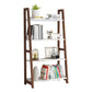 Scandinavian Style Bookshelf Open Back Bookcase for Study Room and Office 23.6"L x 11.8"W x 43.3"H Brown Clearhalo 'Bookcases' 'furn' 'furn_bookcases' 'Furniture' 'furniture_bookcases' 'kitchen' 'kitchen_bookcases' 'Living Room Furniture' 'Office Furniture' 4750625