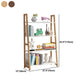 Scandinavian Style Bookshelf Open Back Bookcase for Study Room and Office Clearhalo 'Bookcases' 'furn' 'furn_bookcases' 'Furniture' 'furniture_bookcases' 'kitchen' 'kitchen_bookcases' 'Living Room Furniture' 'Office Furniture' 4750636
