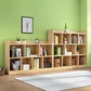 Closed Back Bookshelf Solid Wood Contemporary Style Natural Bookcase for Office Clearhalo 'Bookcases' 'Furniture' 'furniture_bookcases' 'kitchen' 'kitchen_bookcases' 'Living Room Furniture' 'Office Furniture' 4750642