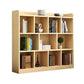 Closed Back Bookshelf Solid Wood Contemporary Style Natural Bookcase for Office Natural Clearhalo 'Bookcases' 'Furniture' 'furniture_bookcases' 'kitchen' 'kitchen_bookcases' 'Living Room Furniture' 'Office Furniture' 4750644