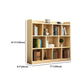 Closed Back Bookshelf Solid Wood Contemporary Style Natural Bookcase for Office Clearhalo 'Bookcases' 'Furniture' 'furniture_bookcases' 'kitchen' 'kitchen_bookcases' 'Living Room Furniture' 'Office Furniture' 4750665
