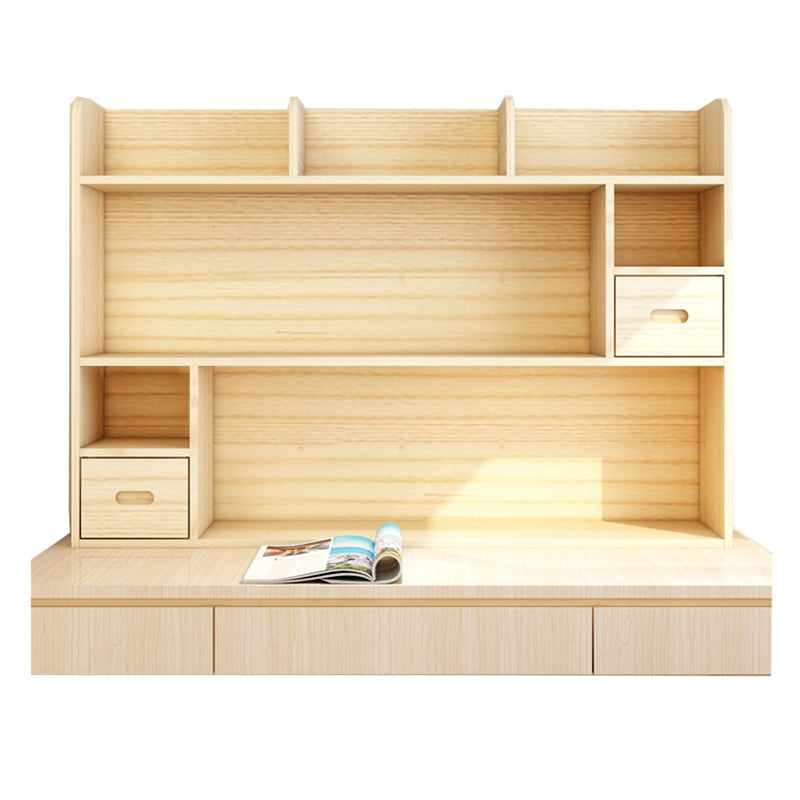 Natural Pine Wood Bookshelf Contemporary Horizontal Bookshelf Clearhalo 'Bookcases' 'furn' 'furn_bookcases' 'Furniture' 'furniture_bookcases' 'kitchen' 'kitchen_bookcases' 'Living Room Furniture' 'Office Furniture' 4750671