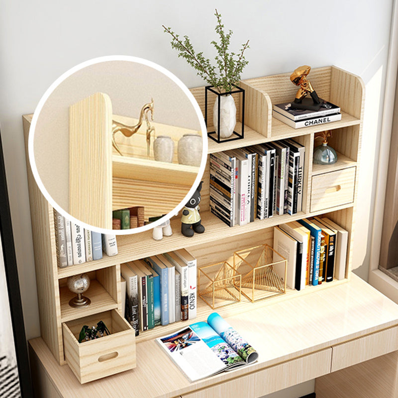 Natural Pine Wood Bookshelf Contemporary Horizontal Bookshelf Clearhalo 'Bookcases' 'furn' 'furn_bookcases' 'Furniture' 'furniture_bookcases' 'kitchen' 'kitchen_bookcases' 'Living Room Furniture' 'Office Furniture' 4750674