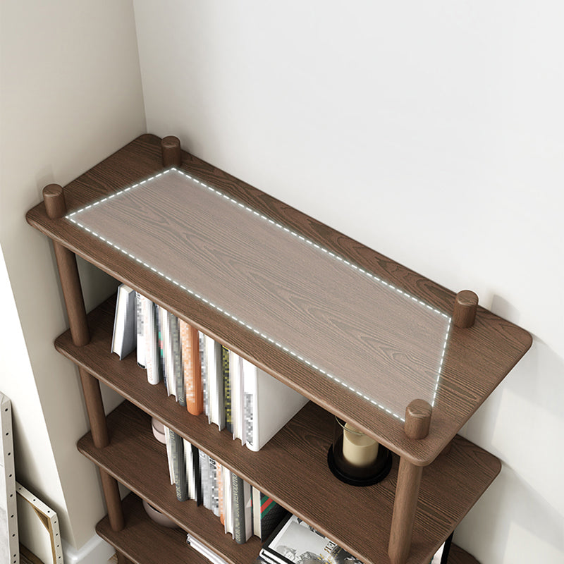 Modern Style Open Bookshelf Solid Wood Etagere Shelf Bookcase for Home Clearhalo 'Bookcases' 'furn' 'furn_bookcases' 'Furniture' 'furniture_bookcases' 'kitchen' 'kitchen_bookcases' 'Living Room Furniture' 'Office Furniture' 4750716