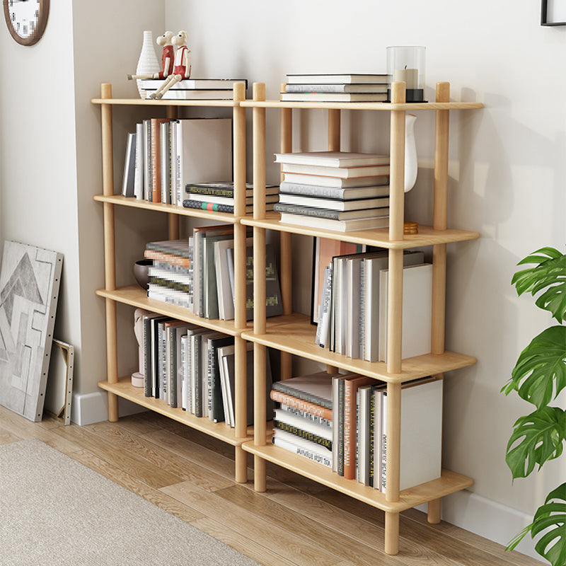 Modern Style Open Bookshelf Solid Wood Etagere Shelf Bookcase for Home Clearhalo 'Bookcases' 'furn' 'furn_bookcases' 'Furniture' 'furniture_bookcases' 'kitchen' 'kitchen_bookcases' 'Living Room Furniture' 'Office Furniture' 4750719