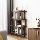 Modern Style Open Bookshelf Solid Wood Etagere Shelf Bookcase for Home Clearhalo 'Bookcases' 'furn' 'furn_bookcases' 'Furniture' 'furniture_bookcases' 'kitchen' 'kitchen_bookcases' 'Living Room Furniture' 'Office Furniture' 4750721