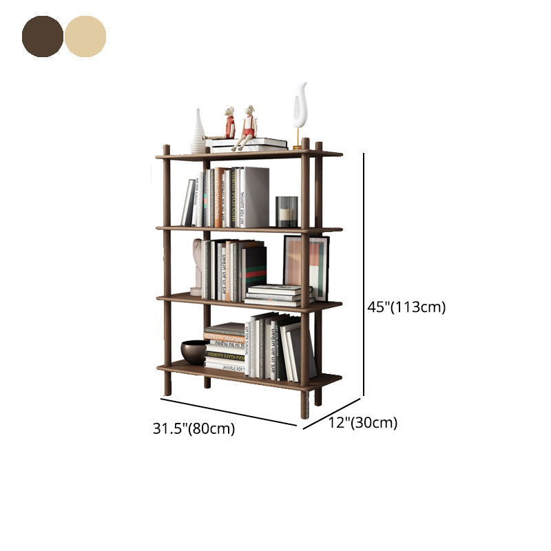 Modern Style Open Bookshelf Solid Wood Etagere Shelf Bookcase for Home Clearhalo 'Bookcases' 'furn' 'furn_bookcases' 'Furniture' 'furniture_bookcases' 'kitchen' 'kitchen_bookcases' 'Living Room Furniture' 'Office Furniture' 4750727