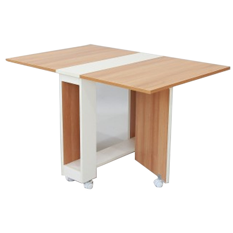 Modern 1/2/3/4/5/6/7 Pieces Foldable Dinette Set Engineered Wood Dining Table Set Clearhalo 'Dining Room Sets' 'Dining Tables & Seating' 'dining_room_set' 'Furniture' 'furniture_dining_room_set' 'Kitchen & Dining Furniture' 4751374