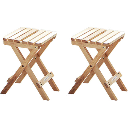 Modern 1/2/3/4/5/6/7 Pieces Foldable Dinette Set Engineered Wood Dining Table Set 2 Wood Stools Clearhalo 'Dining Room Sets' 'Dining Tables & Seating' 'dining_room_set' 'Furniture' 'furniture_dining_room_set' 'Kitchen & Dining Furniture' 4751375