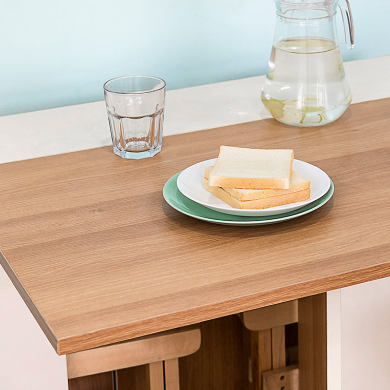 Modern 1/2/3/4/5/6/7 Pieces Foldable Dinette Set Engineered Wood Dining Table Set Clearhalo 'Dining Room Sets' 'Dining Tables & Seating' 'dining_room_set' 'Furniture' 'furniture_dining_room_set' 'Kitchen & Dining Furniture' 4751381