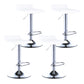 Contemporary PU Leather Swivel Barstool Indoor Bar Stool with Low Back White 4 Piece Set Clearhalo 'Bar Furniture' 'Bar Stools' 'bar_stools' 'furn' 'furn_bar_stools' 'Furniture' 'furniture_bar_stools' 'Kitchen & Dining Furniture' 4757317