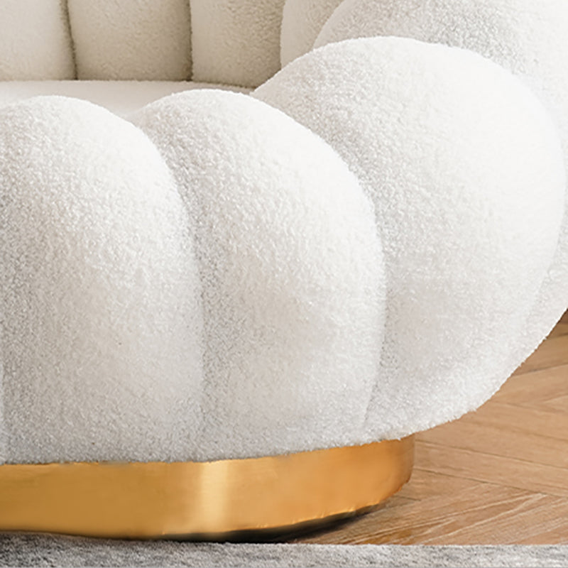 Modern Solid Color Curved Sofa with Sloped Arms for Bedroom Living Room Clearhalo 'furn' 'furn_sofas' 'Furniture' 'furniture_sofas' 'kitchen' 'kitchen_sofas' 'Living Room Furniture' 'Sofa' 'sofas' 4757961