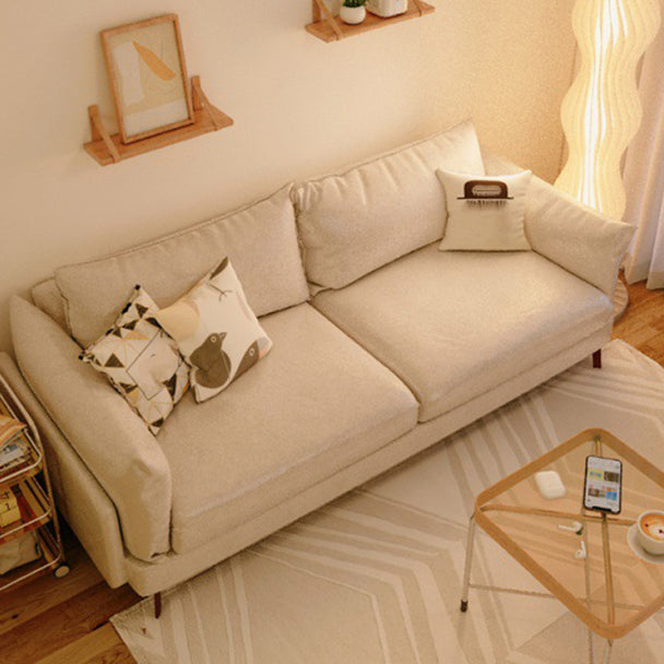 Contemporary Sewn Pillow Back Sofa with Pillow Top Arm for Apartment Clearhalo 'furn' 'furn_sofas' 'Furniture' 'furniture_sofas' 'kitchen' 'kitchen_sofas' 'Living Room Furniture' 'Sofa' 'sofas' 4757971