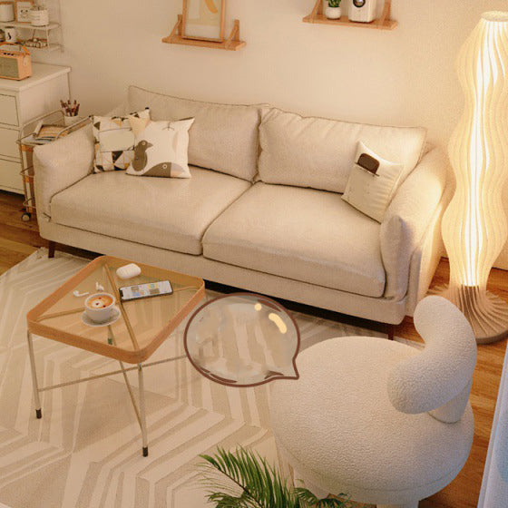 Contemporary Sewn Pillow Back Sofa with Pillow Top Arm for Apartment Clearhalo 'furn' 'furn_sofas' 'Furniture' 'furniture_sofas' 'kitchen' 'kitchen_sofas' 'Living Room Furniture' 'Sofa' 'sofas' 4757972