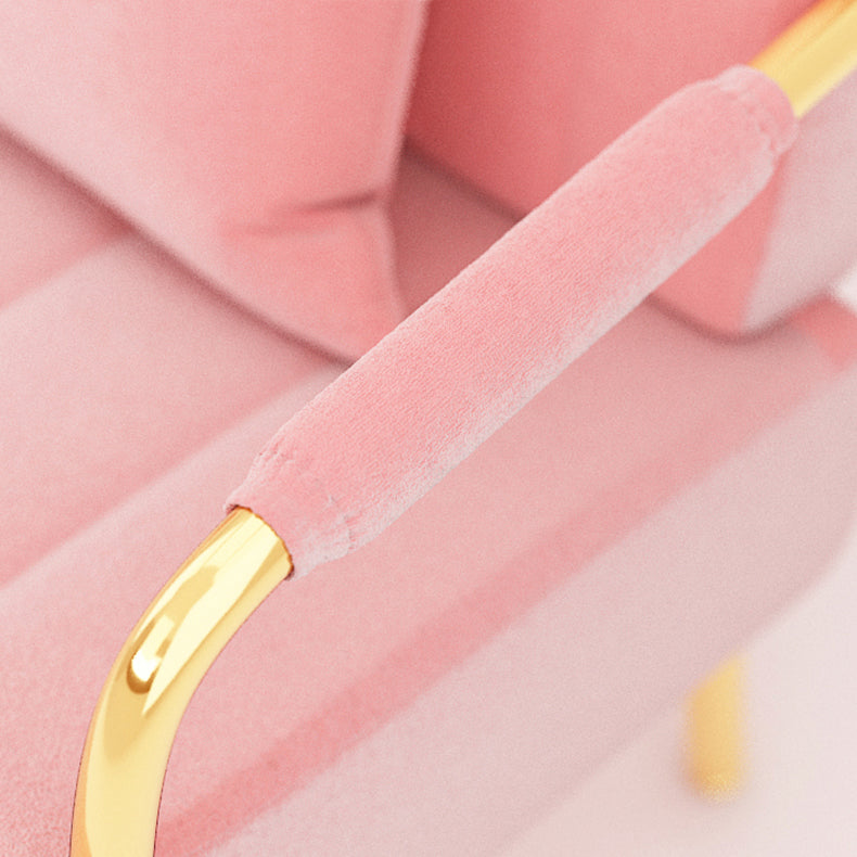 Contemporary Glam Velvet Sofa with Tuxedo Arm 58' Wide 72' High Clearhalo 'furn' 'furn_sofas' 'Furniture' 'furniture_sofas' 'kitchen' 'kitchen_sofas' 'Living Room Furniture' 'Sofa' 'sofas' 4757999