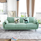 Pure Color Sofa Flared Arm Slipcovered Sofa for Room and Home Mint Green Clearhalo 'furn' 'furn_sofas' 'Furniture' 'furniture_sofas' 'kitchen' 'kitchen_sofas' 'Living Room Furniture' 'Sofa' 'sofas' 4758036