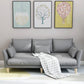 Modern Linen Sloped Arm Sofa with Bolster Pillows for Living Room Light Gray Clearhalo 'furn' 'furn_sofas' 'Furniture' 'furniture_sofas' 'kitchen' 'kitchen_sofas' 'Living Room Furniture' 'Sofa' 'sofas' 4758096