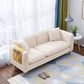 Linen Modern Sofa Square Arm 30"W Cushions Sofa for Living Room White Clearhalo 'furn' 'furn_sofas' 'Furniture' 'furniture_sofas' 'kitchen' 'kitchen_sofas' 'Living Room Furniture' 'Sofa' 'sofas' 4758157