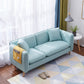 Linen Modern Sofa Square Arm 30"W Cushions Sofa for Living Room 55"L x 30"W x 26"H Light Blue Clearhalo 'furn' 'furn_sofas' 'Furniture' 'furniture_sofas' 'kitchen' 'kitchen_sofas' 'Living Room Furniture' 'Sofa' 'sofas' 4758158