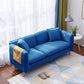 Linen Modern Sofa Square Arm 30"W Cushions Sofa for Living Room Blue Clearhalo 'furn' 'furn_sofas' 'Furniture' 'furniture_sofas' 'kitchen' 'kitchen_sofas' 'Living Room Furniture' 'Sofa' 'sofas' 4758159