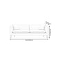 Linen Modern Sofa Square Arm 30"W Cushions Sofa for Living Room Clearhalo 'furn' 'furn_sofas' 'Furniture' 'furniture_sofas' 'kitchen' 'kitchen_sofas' 'Living Room Furniture' 'Sofa' 'sofas' 4758167