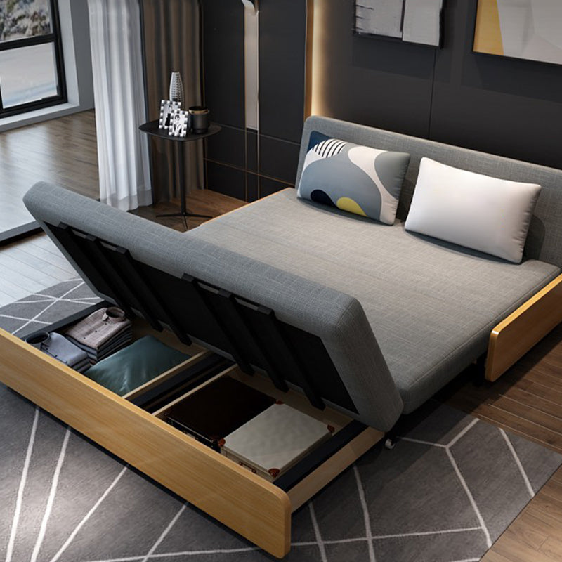 Single Cushion Seat Fabric Settee Armless Tight Back Settee Furniture Clearhalo 'furn' 'furn_sofas' 'Furniture' 'furniture_sofas' 'kitchen' 'kitchen_sofas' 'Living Room Furniture' 'Sofa' 'sofas' 4758210