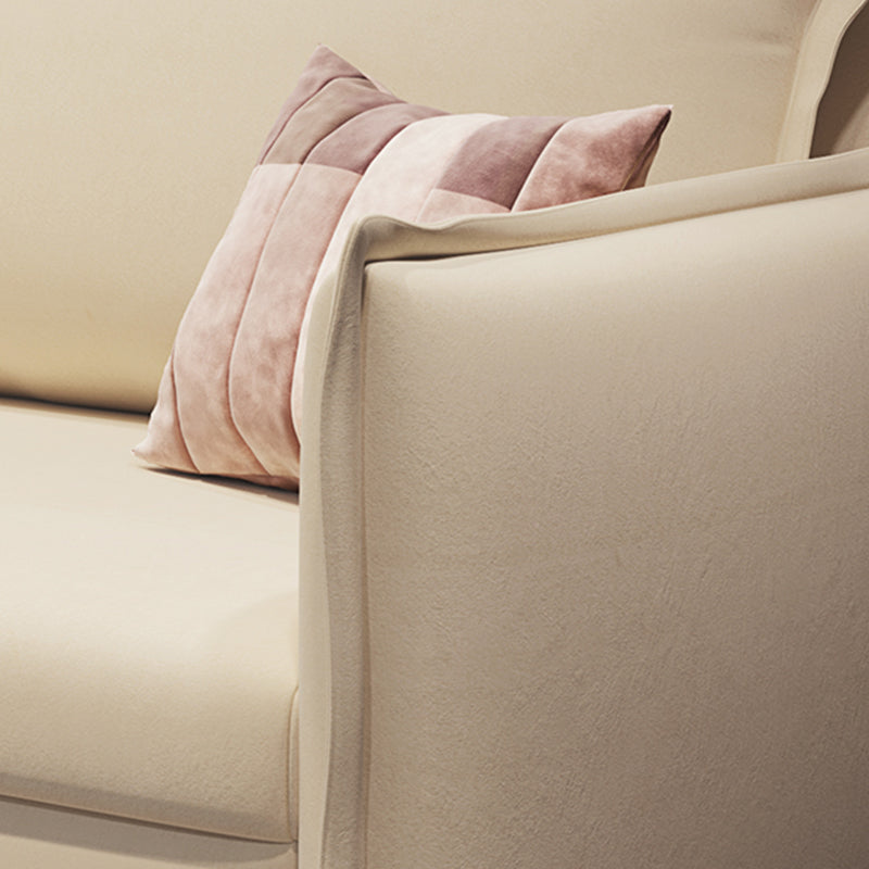 Loose Back Convertible Settee Loveseat Square Arm Standard Bed Settee Clearhalo 'furn' 'furn_sofas' 'Furniture' 'furniture_sofas' 'kitchen' 'kitchen_sofas' 'Living Room Furniture' 'Sofa' 'sofas' 4758230