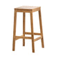 Modern Style Backless Bar-stool Square Counter Bar Stool with Wooden Legs Clearhalo 'Bar Furniture' 'Bar Stools' 'bar_stools' 'furn' 'furn_bar_stools' 'Furniture' 'furniture_bar_stools' 'Kitchen & Dining Furniture' 4758350