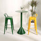 Industrial Square Bar and Counter Stool Metal Stool with 4 Legs Clearhalo 'Bar Furniture' 'Bar Stools' 'bar_stools' 'furn' 'furn_bar_stools' 'Furniture' 'furniture_bar_stools' 'Kitchen & Dining Furniture' 4758486