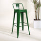 Industrial Square Bar and Counter Stool Metal Stool with 4 Legs Clearhalo 'Bar Furniture' 'Bar Stools' 'bar_stools' 'furn' 'furn_bar_stools' 'Furniture' 'furniture_bar_stools' 'Kitchen & Dining Furniture' 4758490