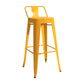 Industrial Square Bar and Counter Stool Metal Stool with 4 Legs Clearhalo 'Bar Furniture' 'Bar Stools' 'bar_stools' 'furn' 'furn_bar_stools' 'Furniture' 'furniture_bar_stools' 'Kitchen & Dining Furniture' 4758491