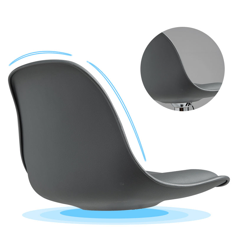 Contemporary Metal Dining Kitchen Room Armless Stool Adjustable Height Barstool Clearhalo 'Bar Furniture' 'Bar Stools' 'bar_stools' 'furn' 'furn_bar_stools' 'Furniture' 'furniture_bar_stools' 'Kitchen & Dining Furniture' 4758515